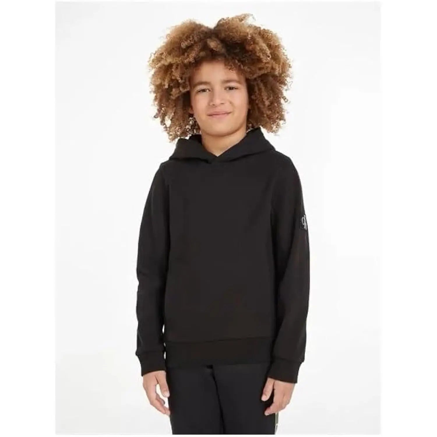 Felpa CALVIN KLEIN Bambino MARBLE AOP Bianco e Nero CALVIN KLEIN  Angolo dello Sport