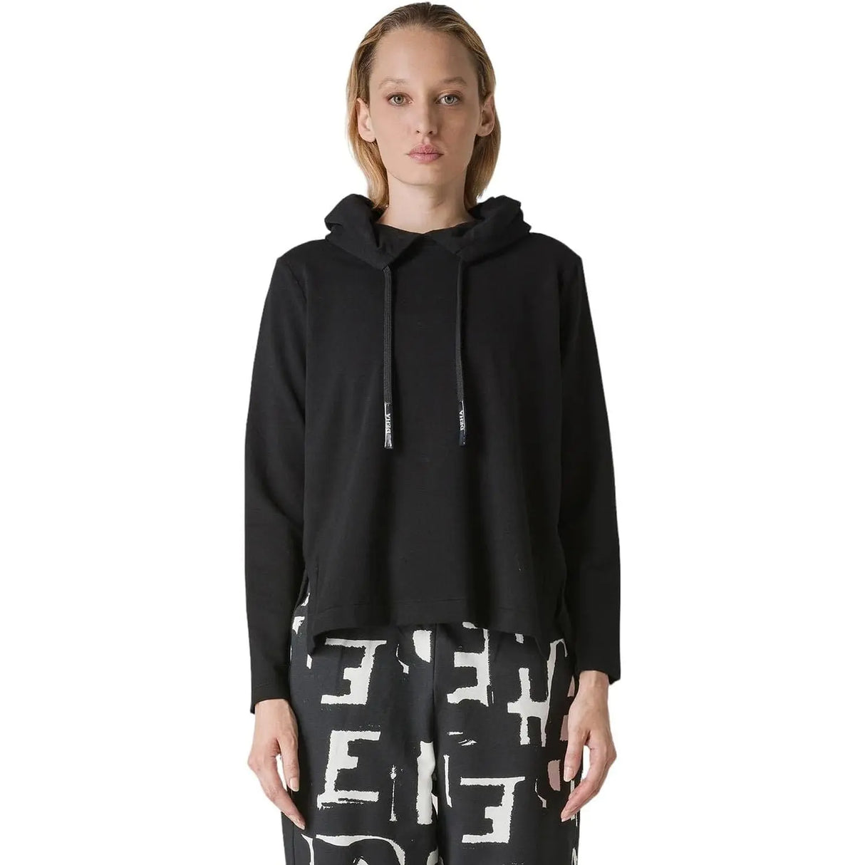 Felpa DEHA Donna COMFORT CAP Nero