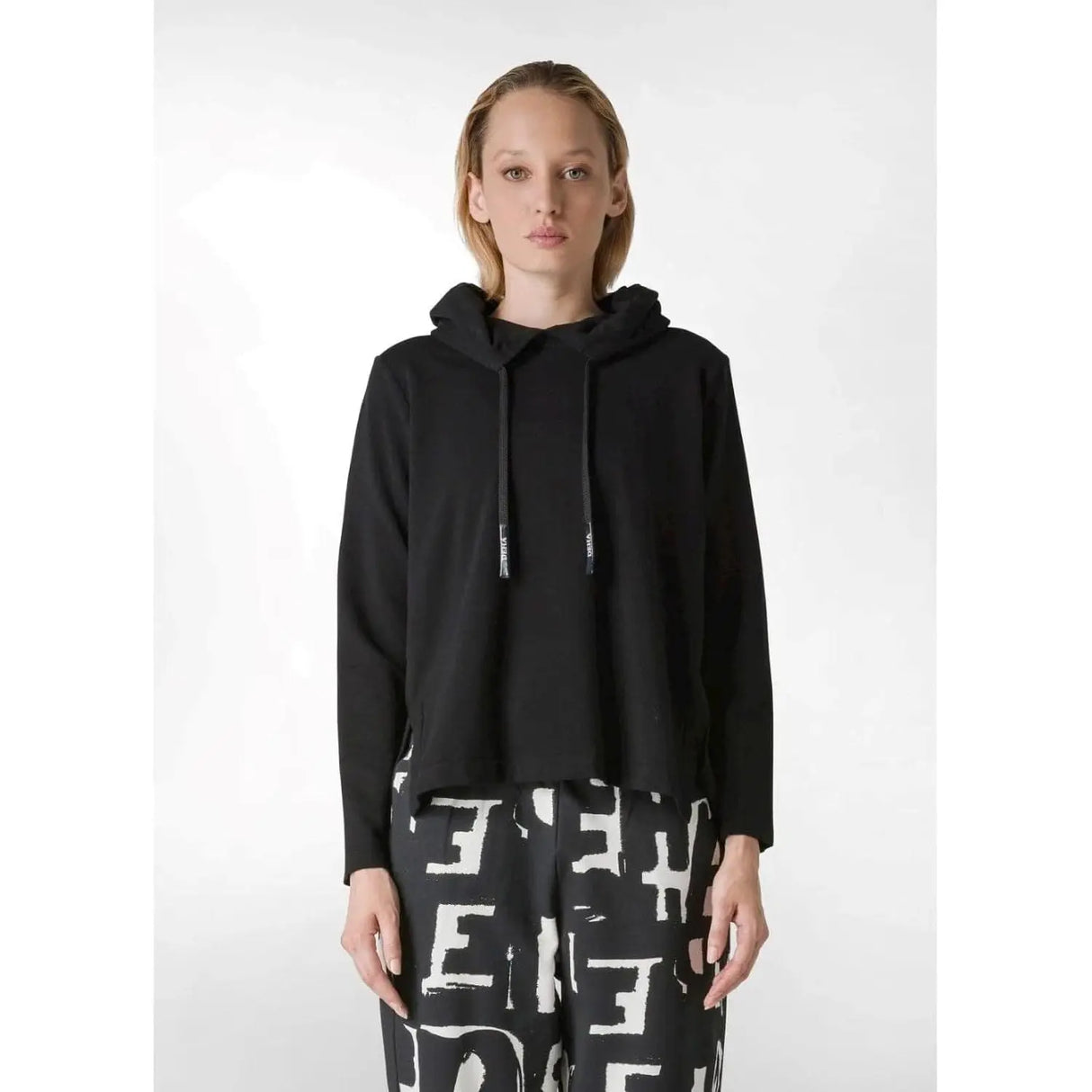 Felpa DEHA Donna COMFORT CAP Nero