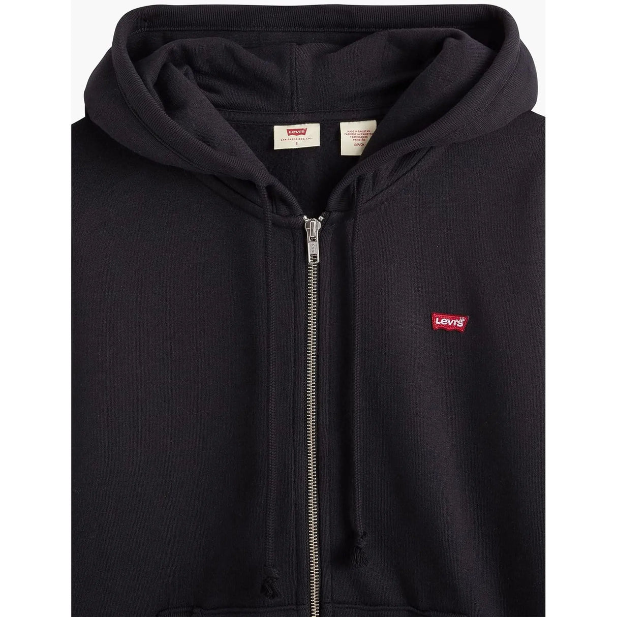 Felpa LEVIS Donna STANDARD ZIP Nero