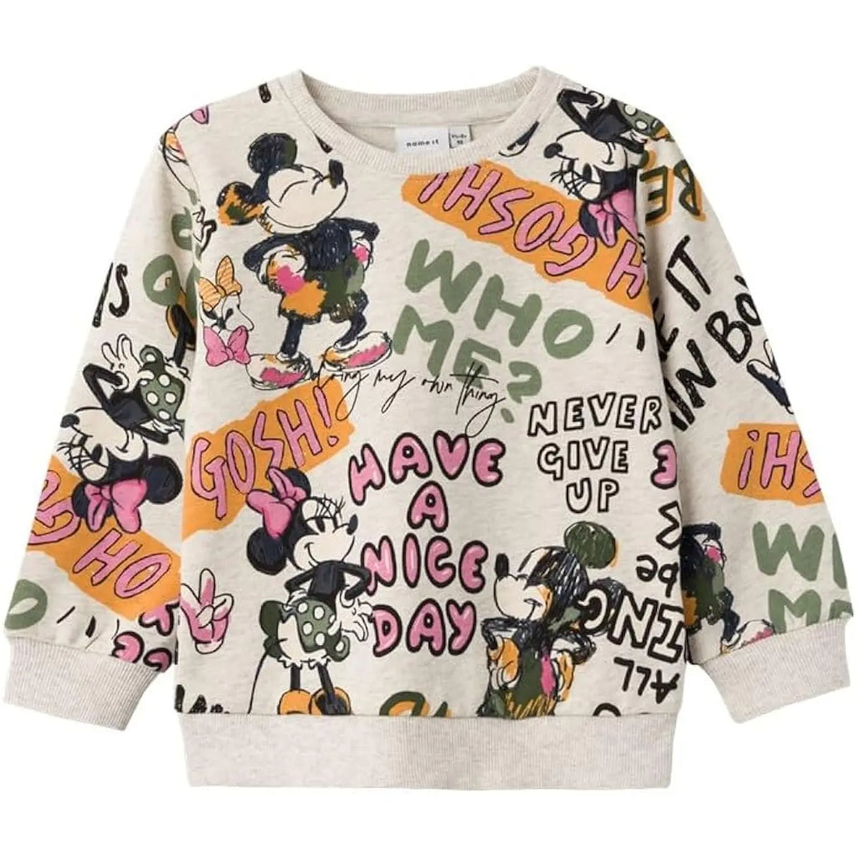 Felpa NAME IT Bambina SIMI MINNIE Multicolore NAME IT Angolo dello Sport