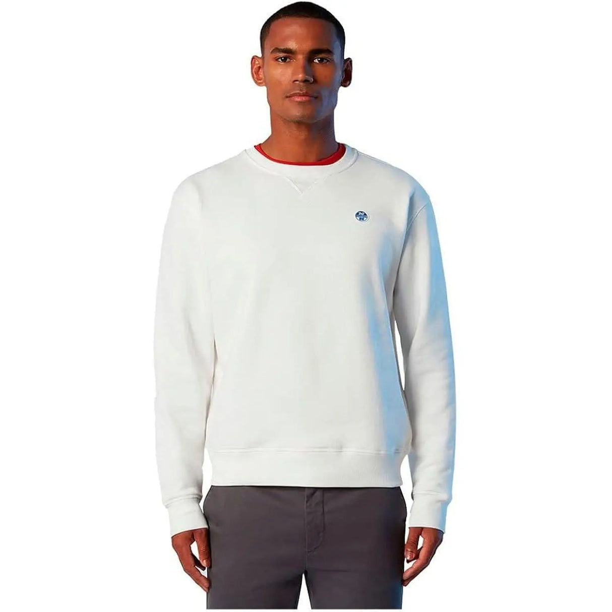 Felpa NORTH SAILS Uomo LOGO Bianco