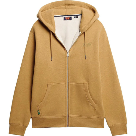 Felpa SUPERDRY Uomo ESSENTIAL LOGO ZIP Giallo