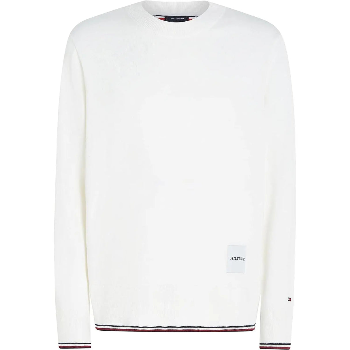 Felpa TOMMY HILFIGER Uomo MONOTYPE GS TIPPED Bianco