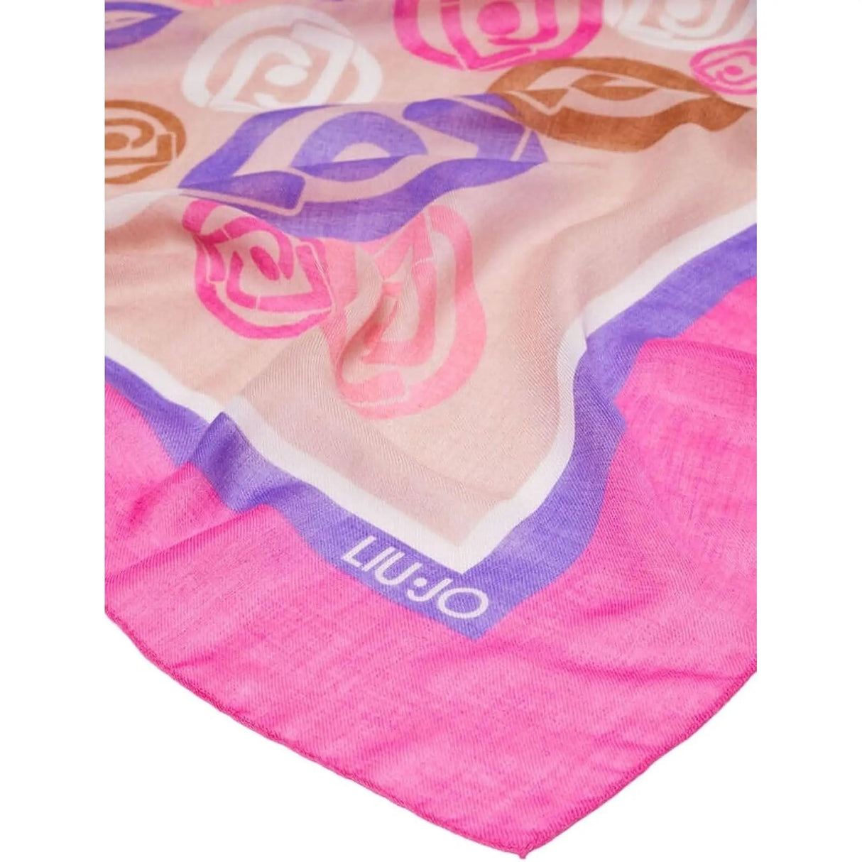 Foulard LIU JO Donna LOGOMANIA 120X120 Viola