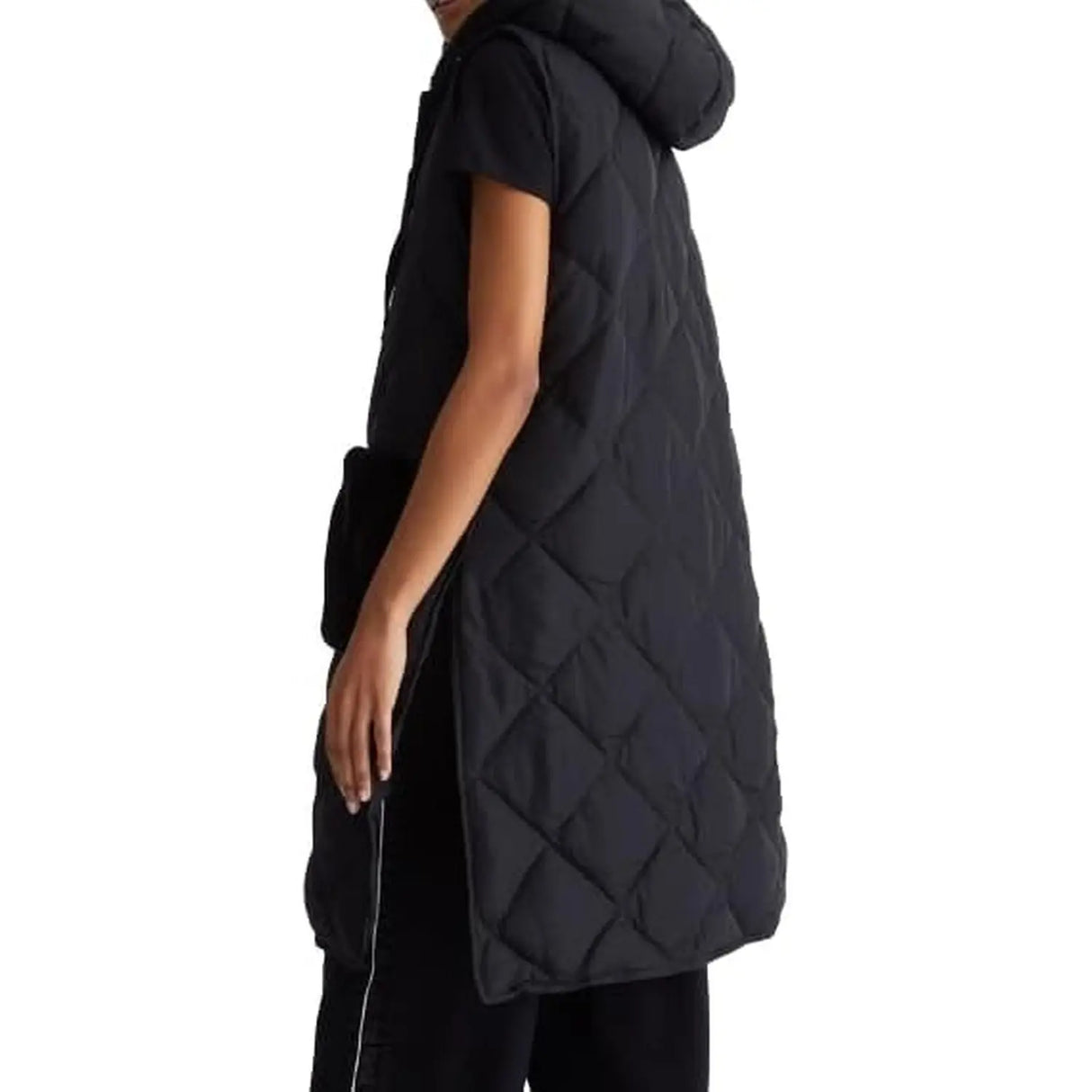 Gilet LIU JO Donna LUNGO CON TASCHE Nero LIU JO Angolo dello Sport