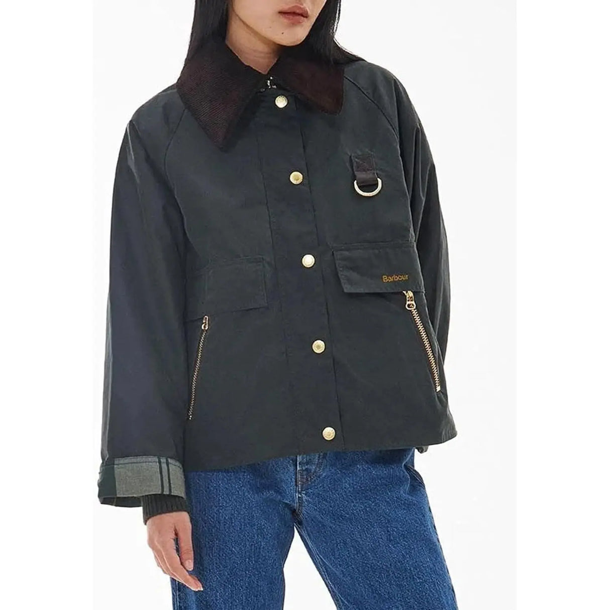 Giubbotto BARBOUR Donna catton wax Verde