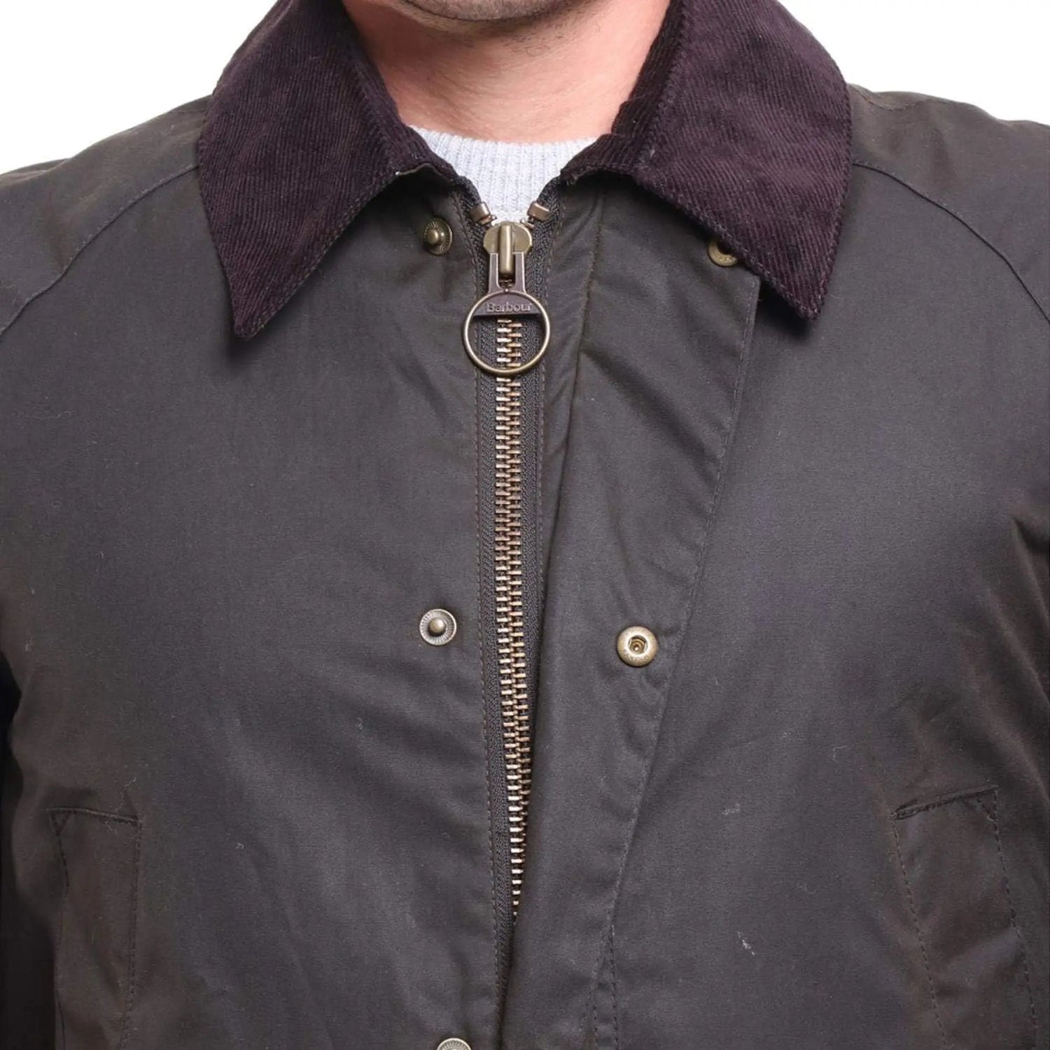 Giubbotto BARBOUR Uomo ashby wax Verde