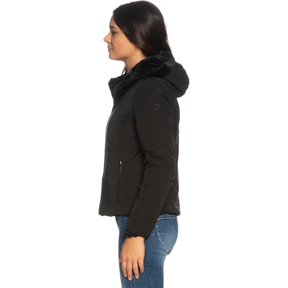 Giubbotto CIESSE PIUMINI Donna ALBA - ECO REVERSIBLE Nero