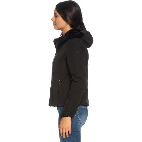 Giubbotto CIESSE PIUMINI Donna ALBA - ECO REVERSIBLE Nero