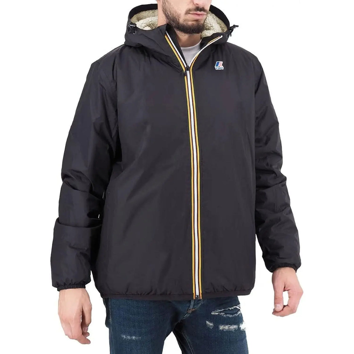 Giubbotto K-WAY Unisex LE VRAI 3.0 CLAUDE ORSETTO Nero