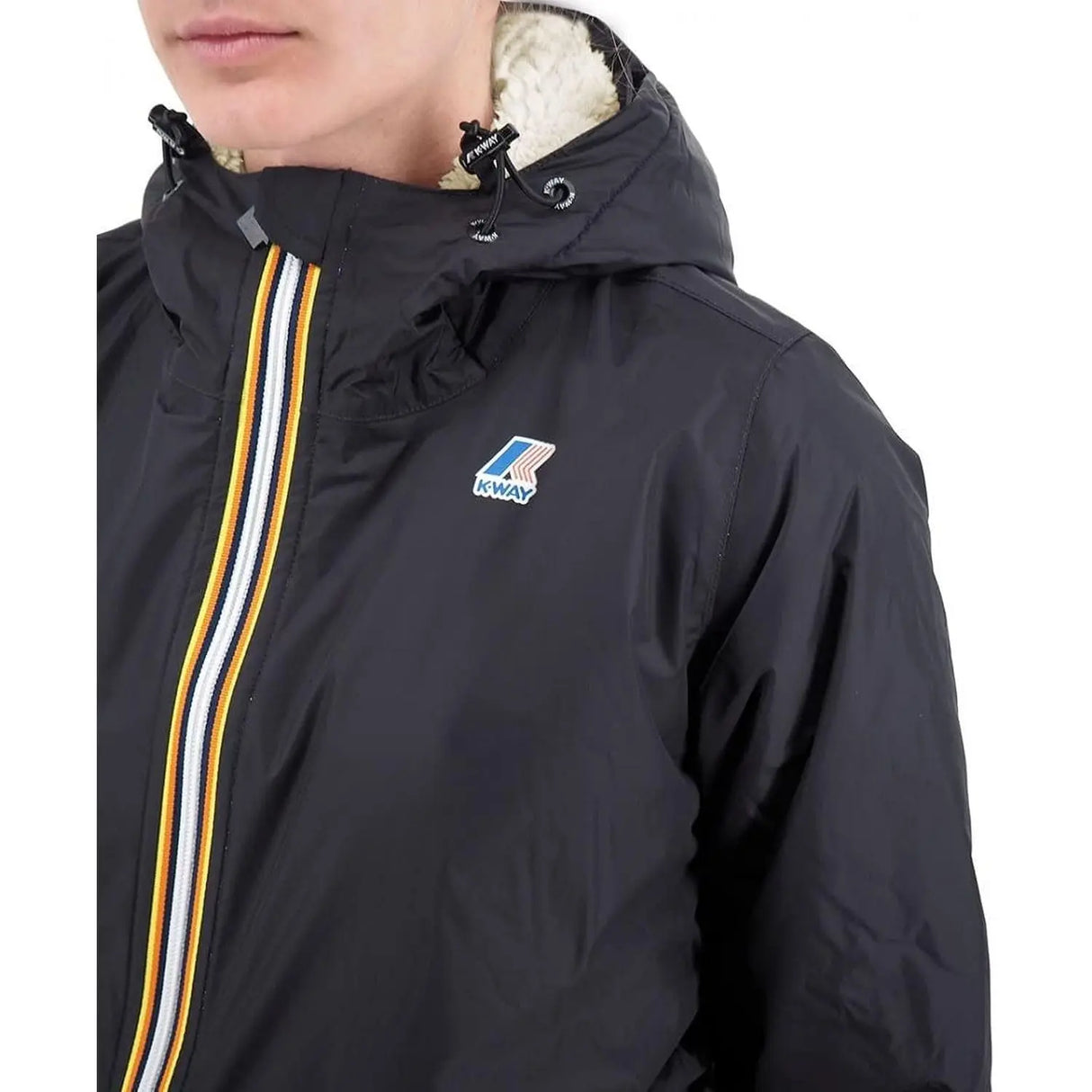 Giubbotto K-WAY Unisex LE VRAI 3.0 CLAUDE ORSETTO Nero