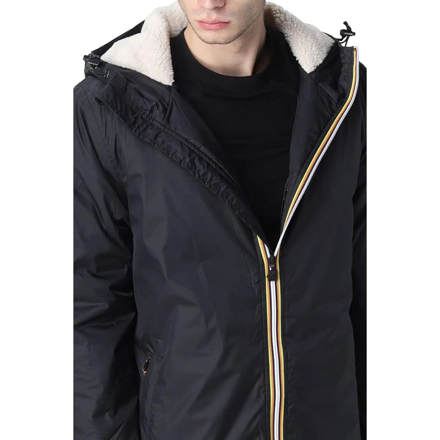 Giubbotto K-WAY Unisex LE VRAI 3.0 EIFFEL ORSETTO Nero