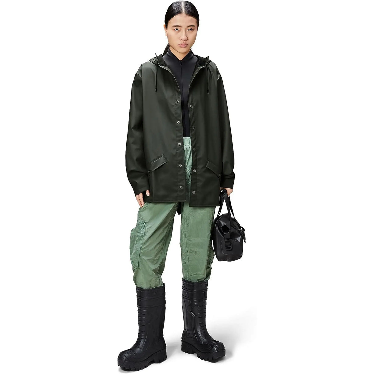 Impermeabile RAINS Unisex jacket Verde