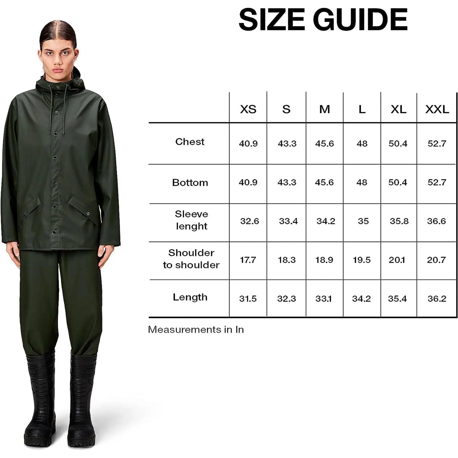 Impermeabile RAINS Unisex jacket Verde