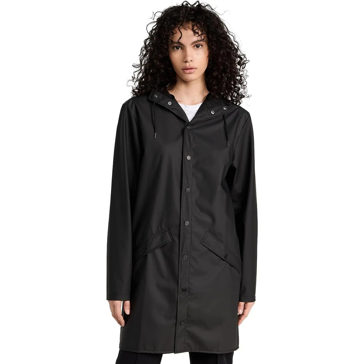 Impermeabile RAINS Unisex long jacket Nero