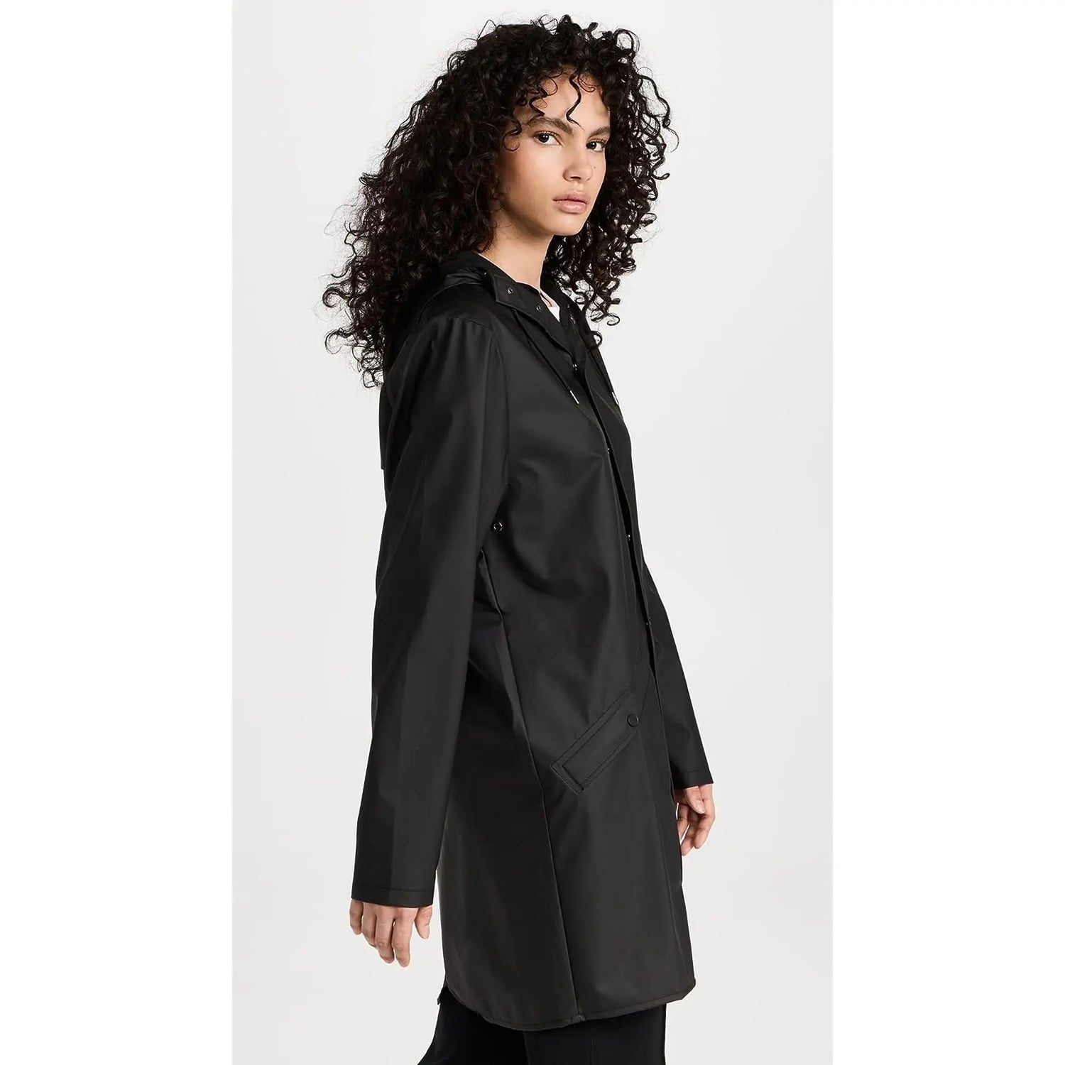 Impermeabile RAINS Unisex long jacket Nero