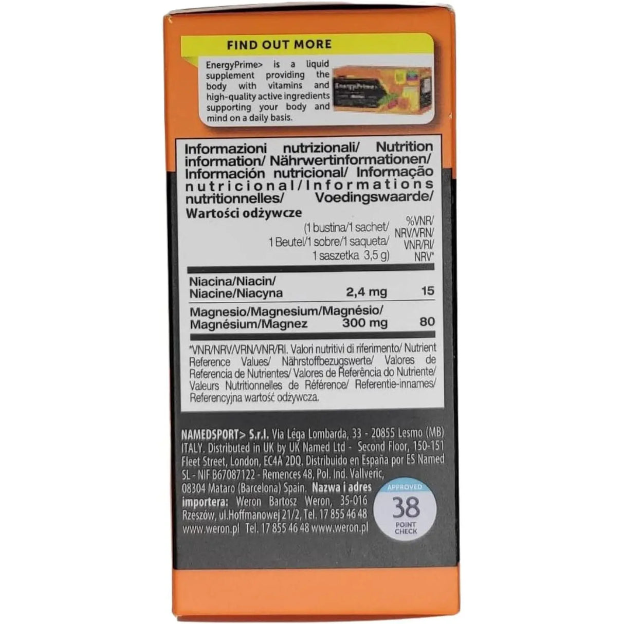 Integratori NAMEDSPORT Unisex magnesium blend of 2 sources Limone