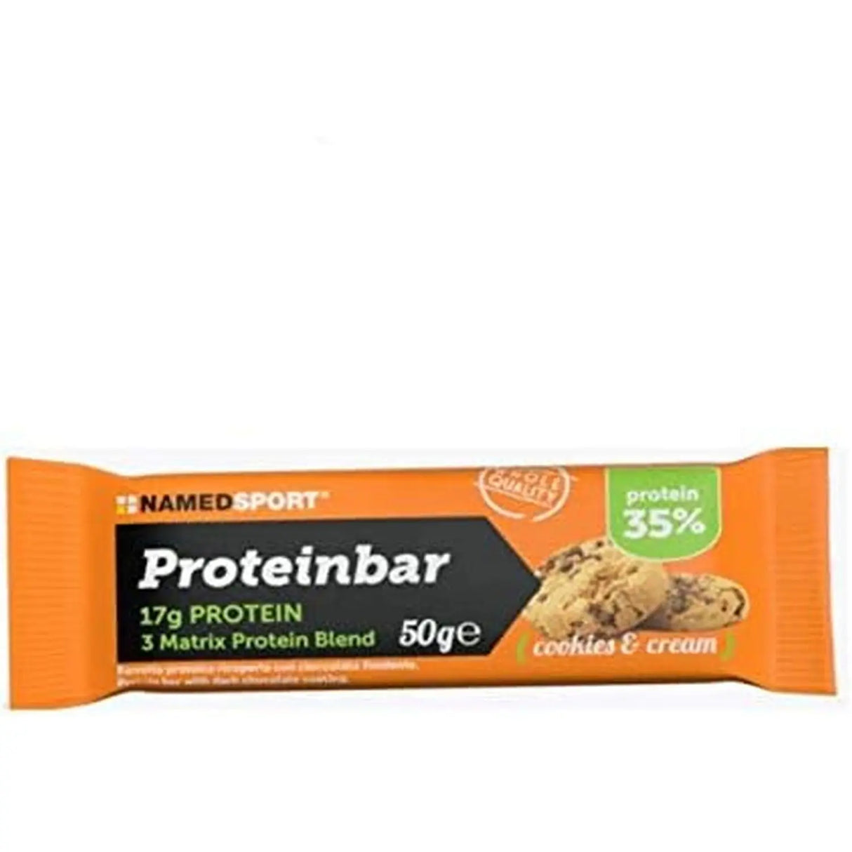 Integratori NAMEDSPORT Unisex proteinbar cookies & cream Cookies