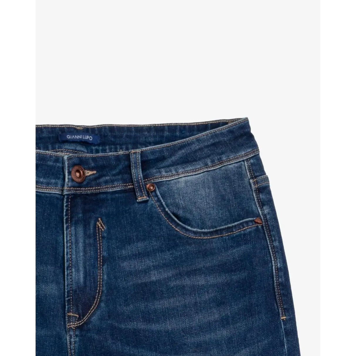 Jeans GIANNI LUPO Uomo BRUCE REGULAR SLIM FIT Denim