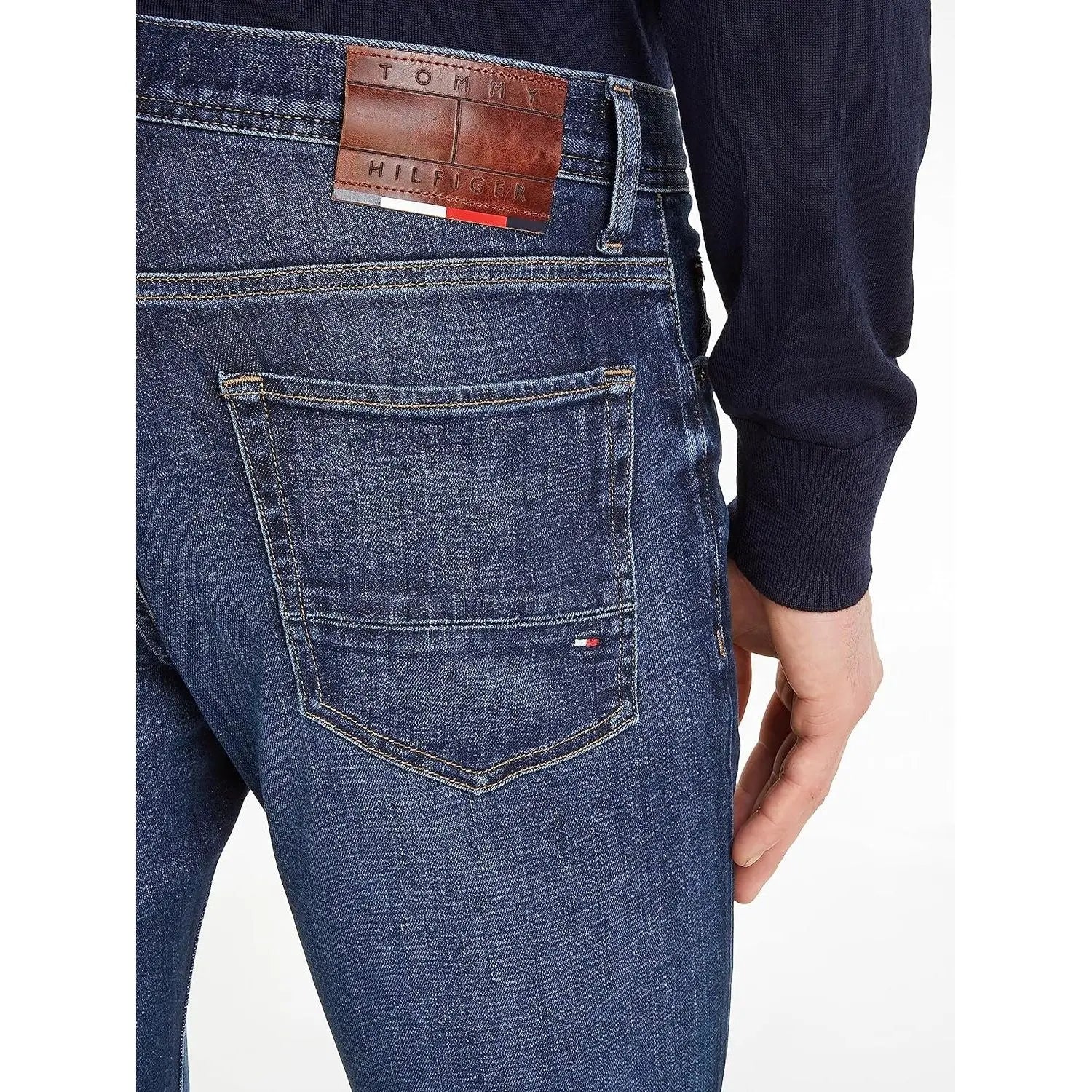 Jeans TOMMY HILFIGER Uomo SLIM BLEECKER PSTR M Denim