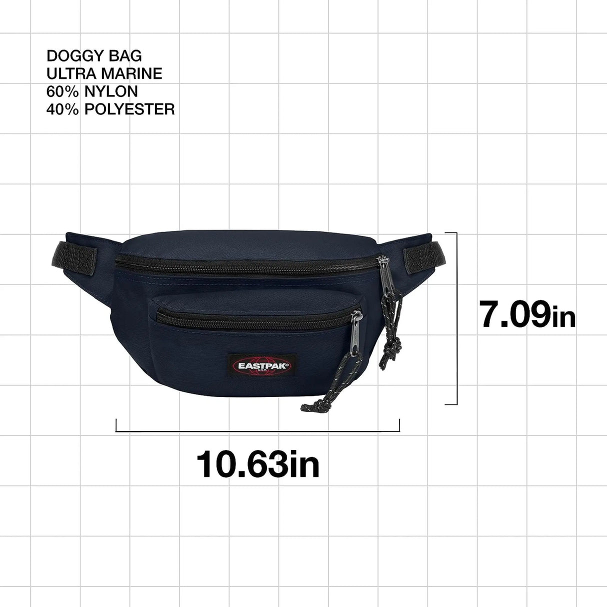Marsupio EASTPAK Unisex doggy bag Blu