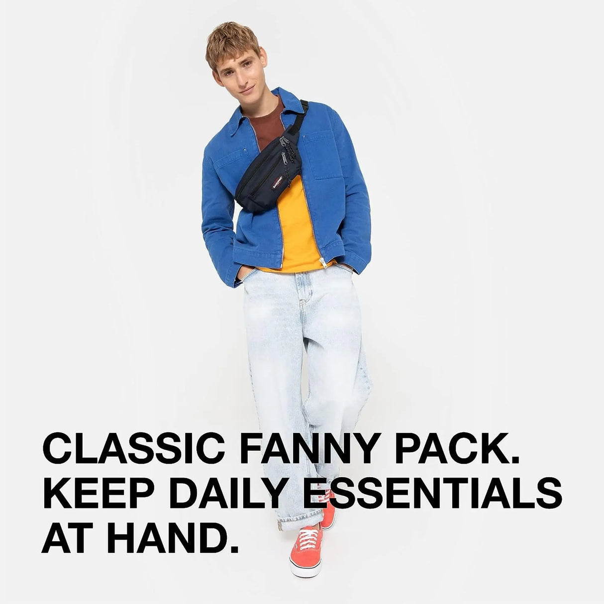 Marsupio EASTPAK Unisex doggy bag Blu