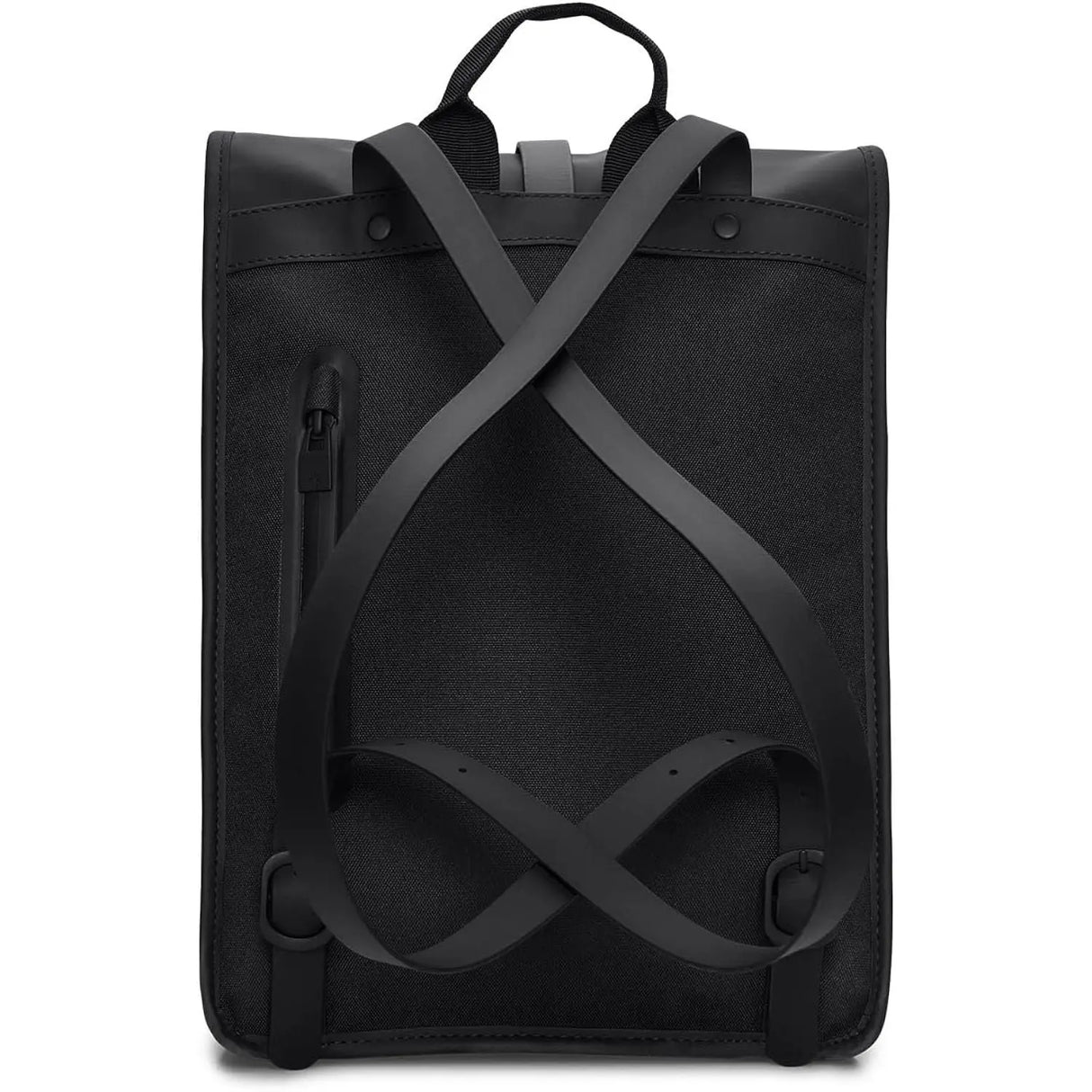 Marsupio RAINS Unisex rolltop rucksack mini Nero