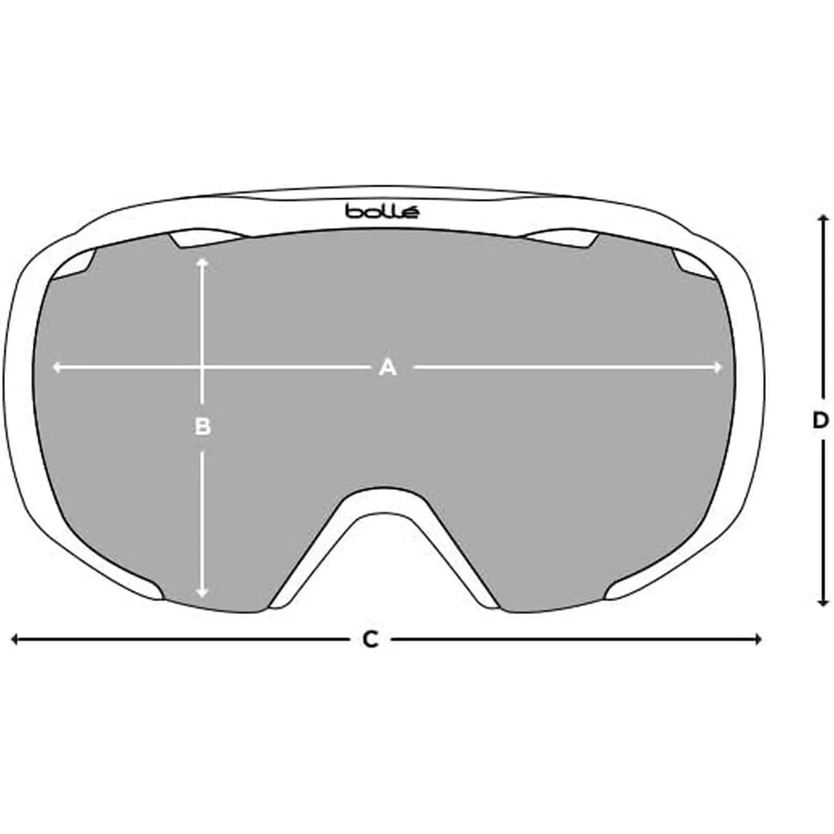 Maschera Sci BOLLE' Bambina royal Bianco