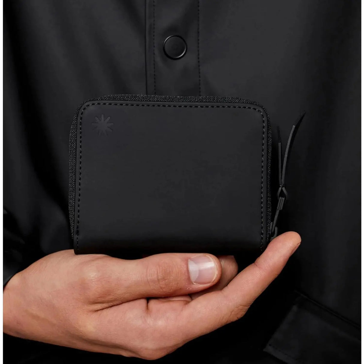 Portafoglio RAINS Donna wallet mini Nero