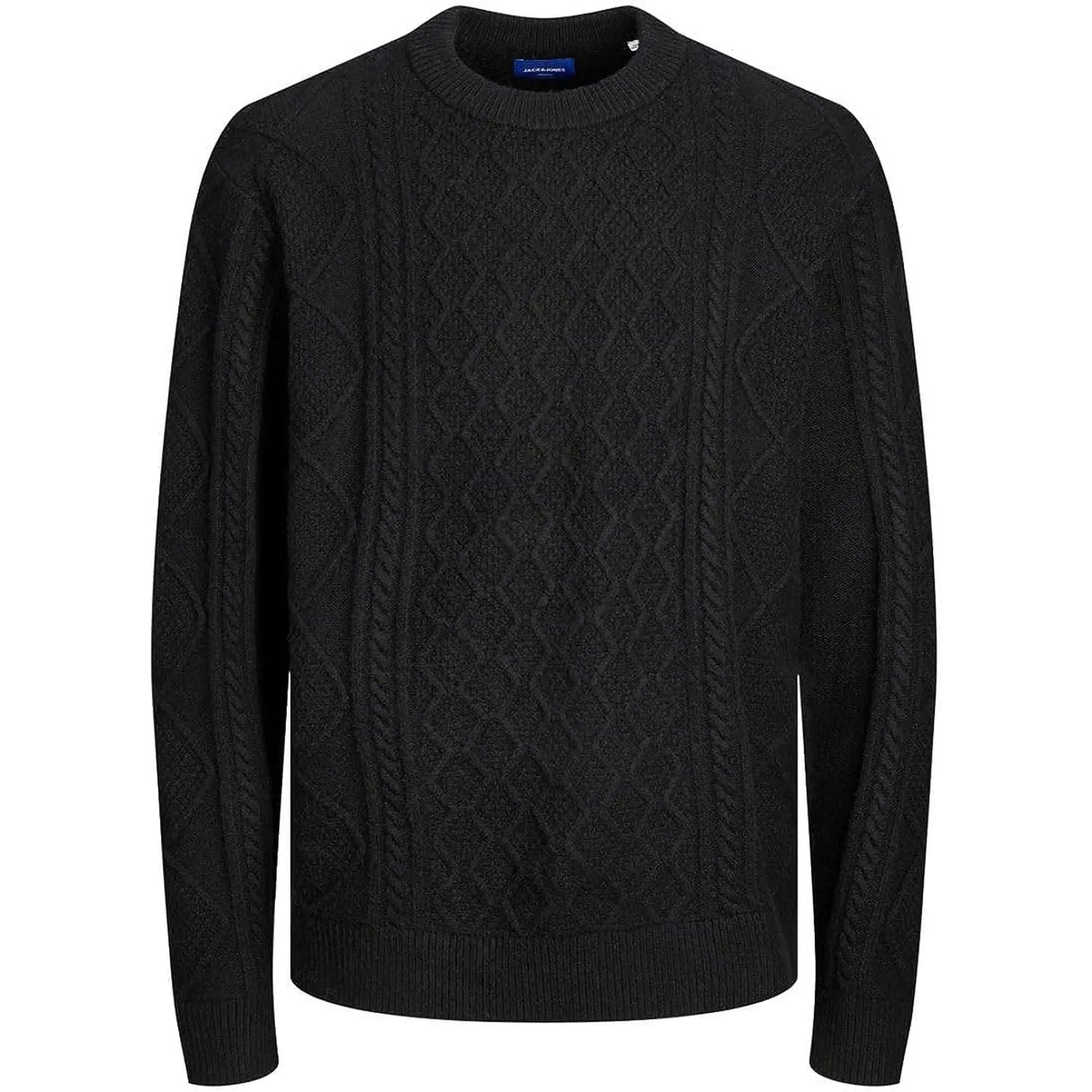 Pullover JACK JONES Uomo VILLERAY CABLE Nero