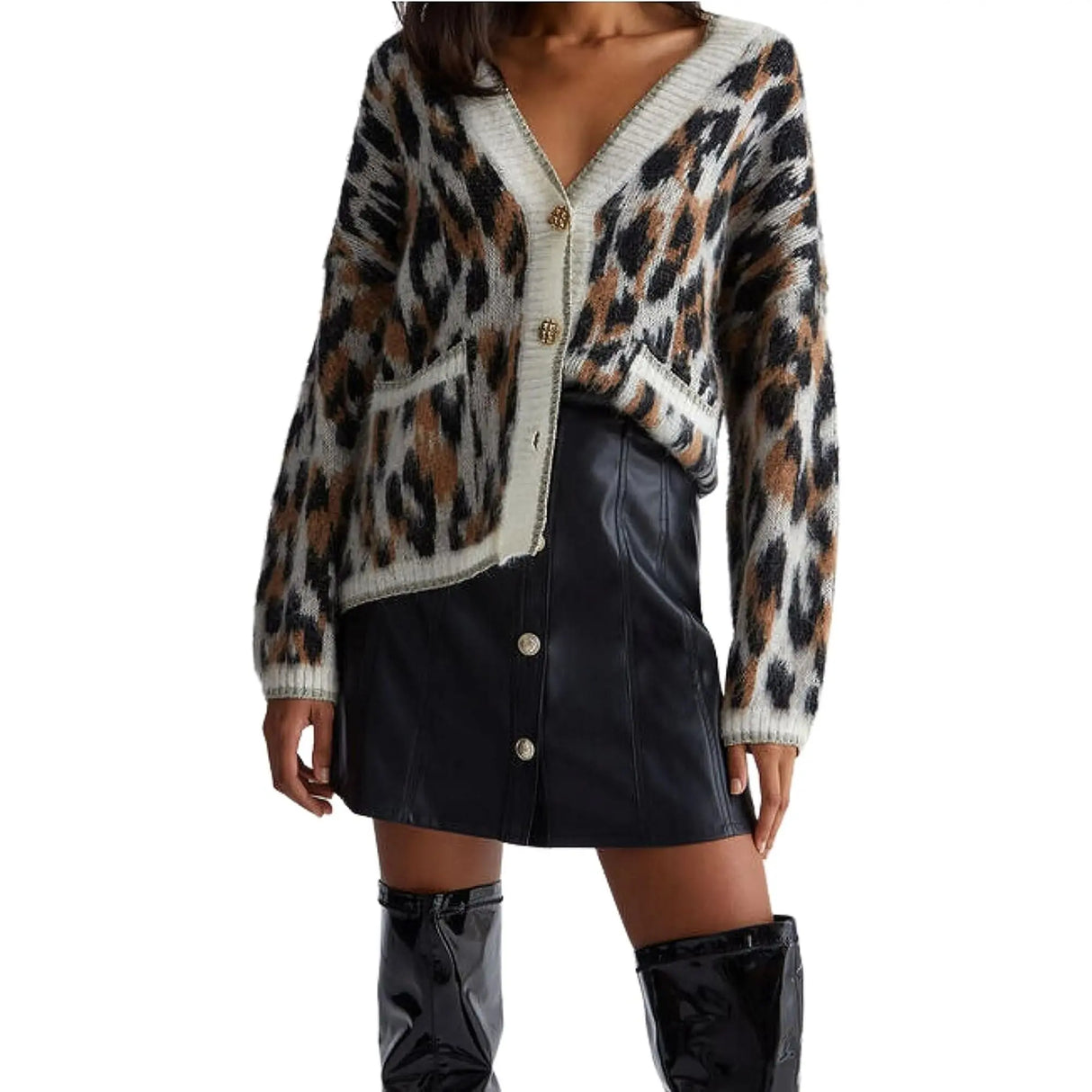 Pullover LIU JO Donna APERTA ML Maculato