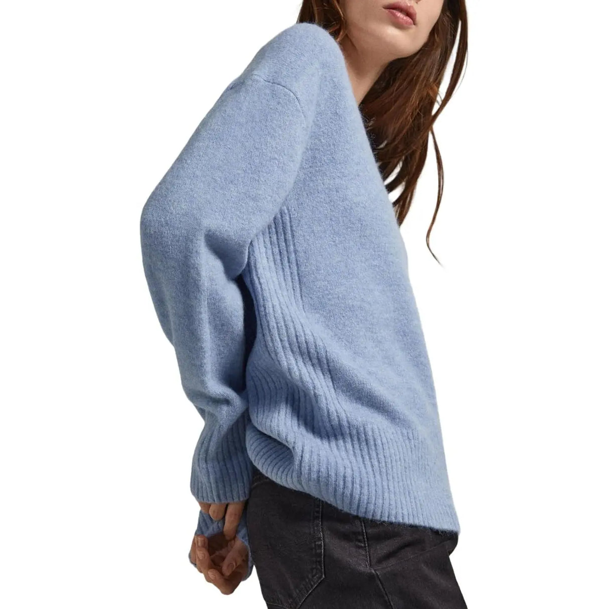 Pullover PEPE JEANS Donna DENISSE V NECK Blu