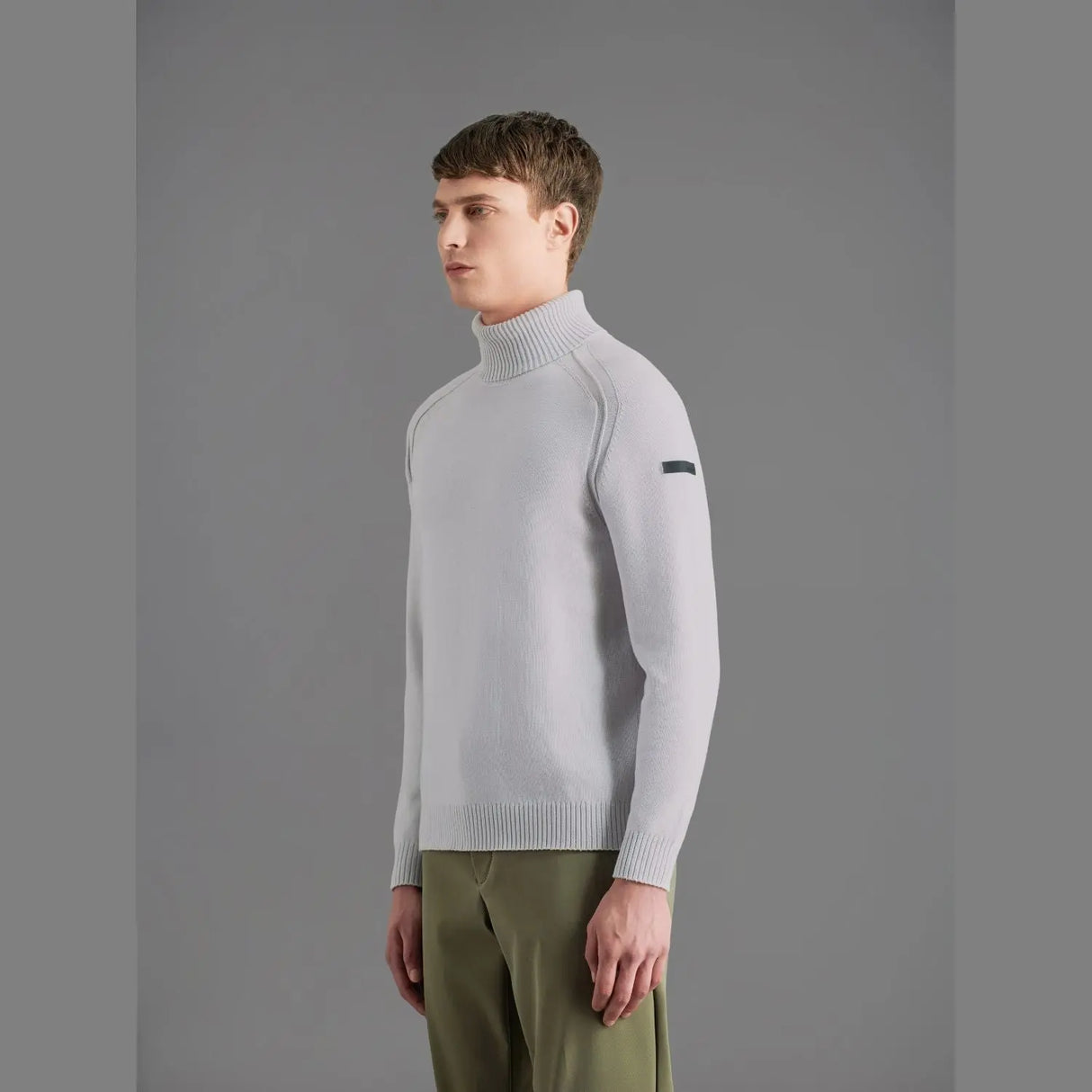 Pullover RRD Uomo COTTON PLAIN TURTLENECK Bianco