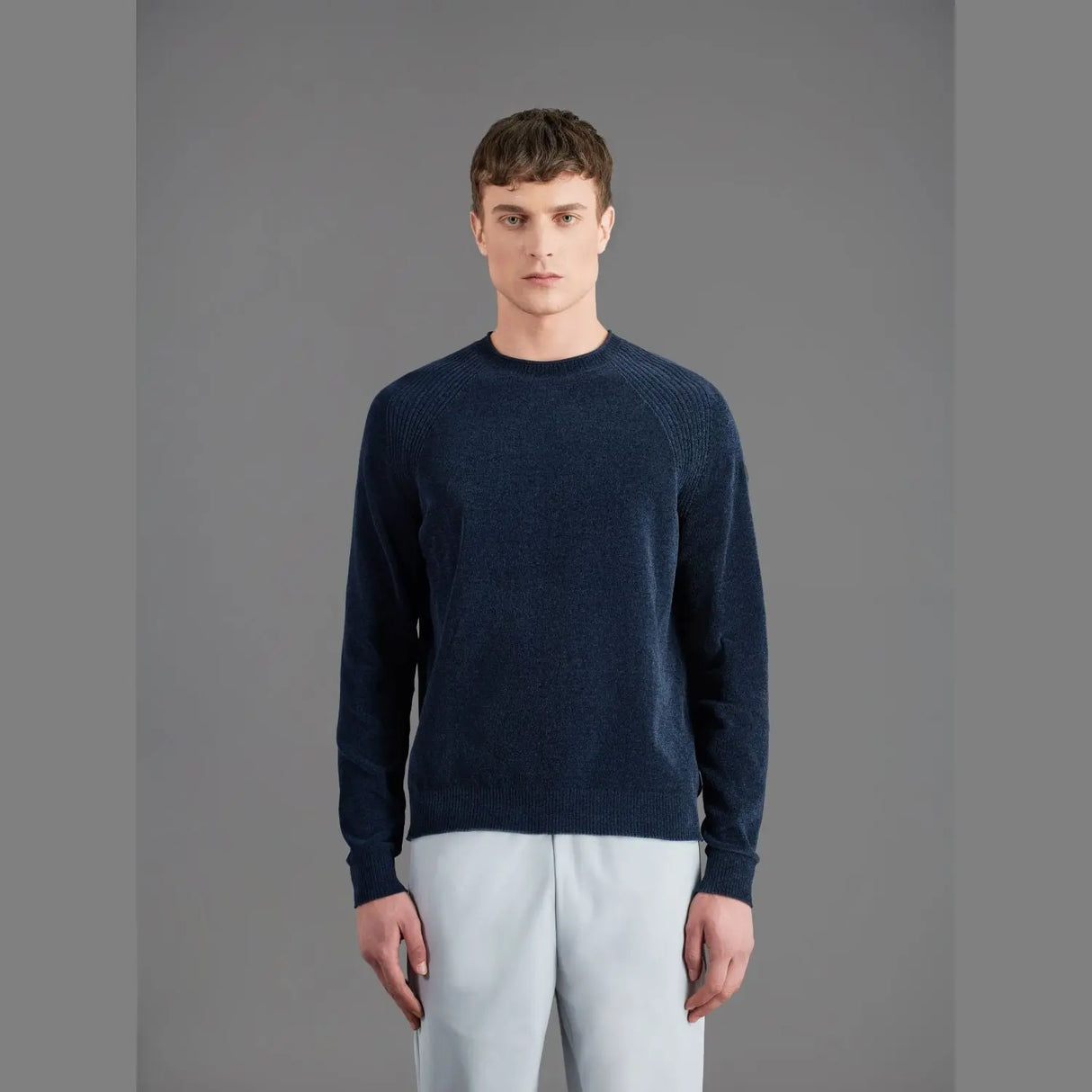 Pullover RRD Uomo VELVET ROUND Blu