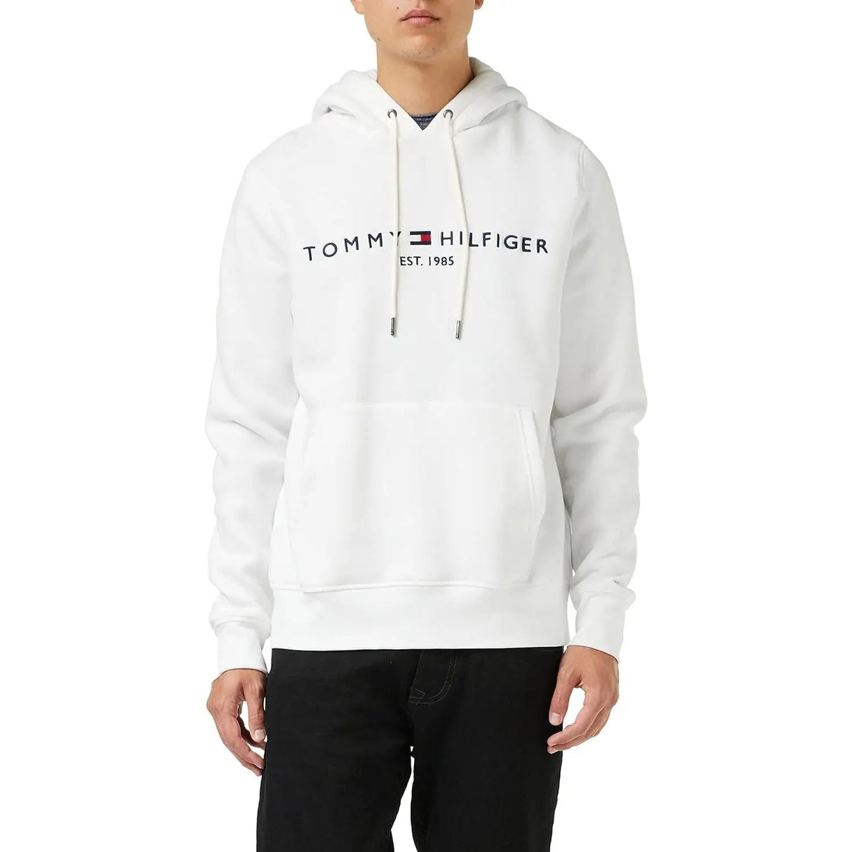 Pullover TOMMY HILFIGER Uomo LOGO Bianco