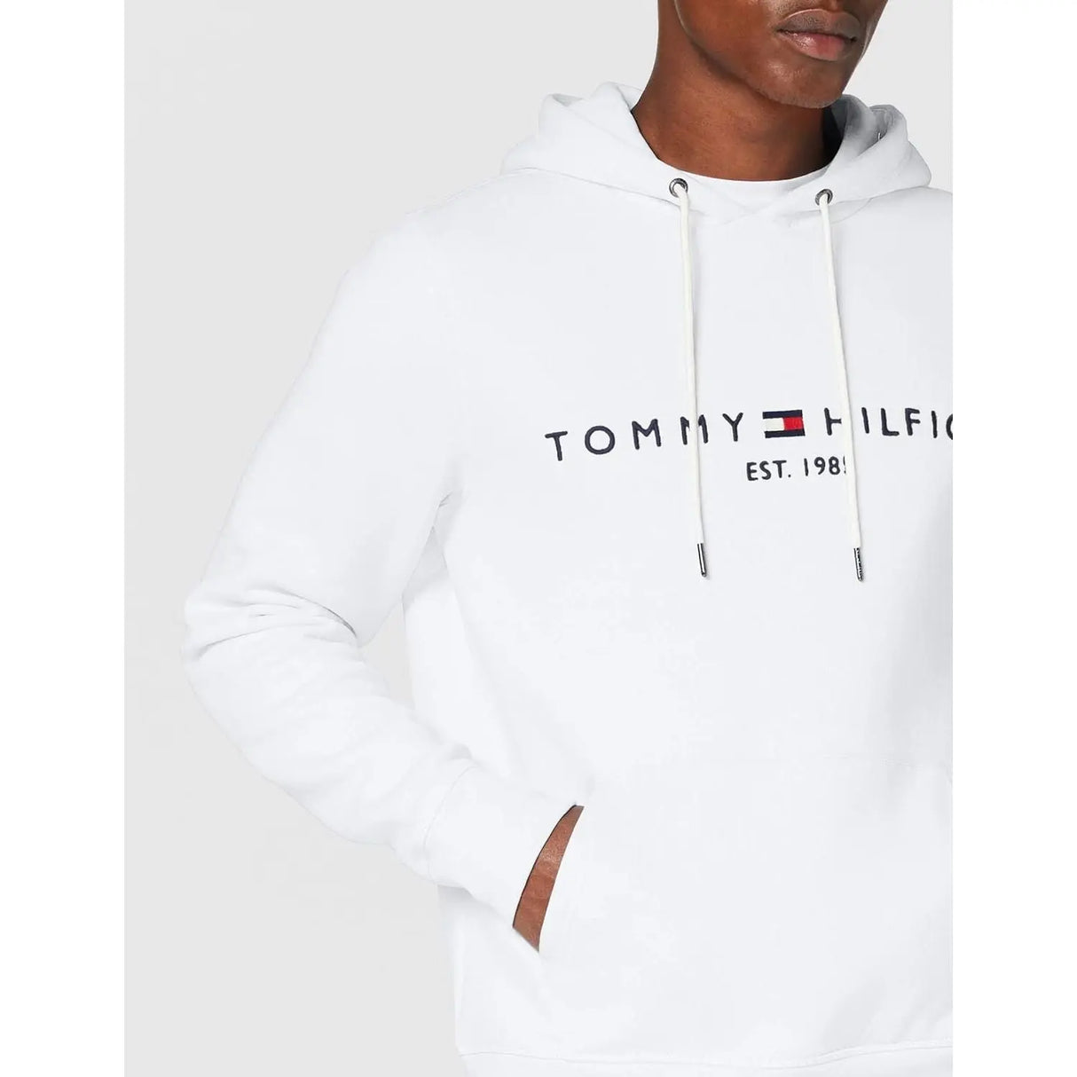 Pullover TOMMY HILFIGER Uomo LOGO Bianco
