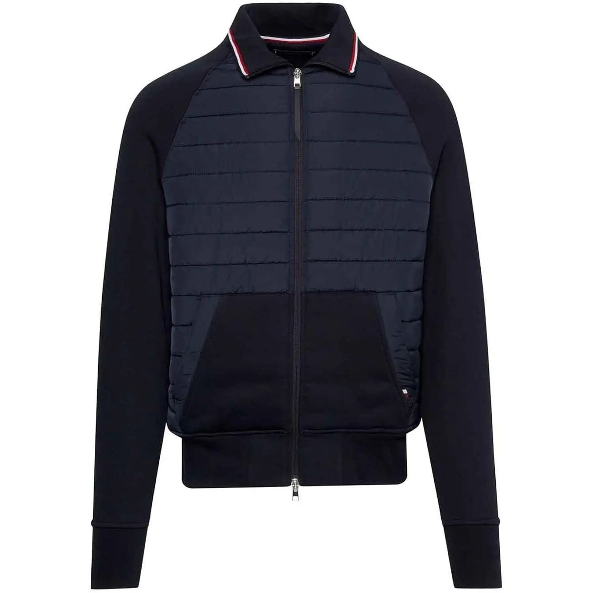 Pullover TOMMY HILFIGER Uomo MIX MEDIA ZIP THRU Blu