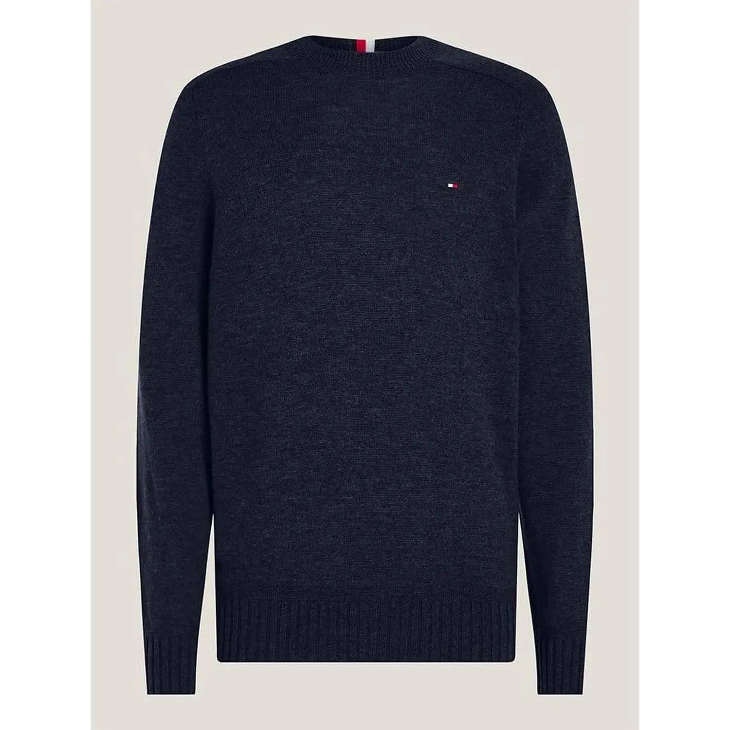 Pullover TOMMY HILFIGER Uomo MULTI HTR MERINO CRE Blu