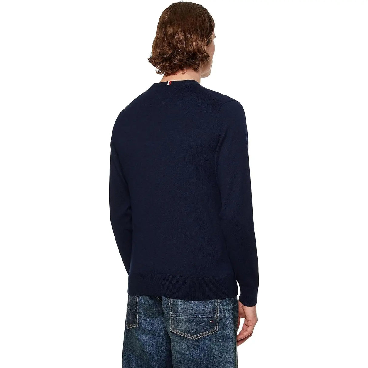 Pullover TOMMY HILFIGER Uomo PIMA ORG CTN CASHMER Blu