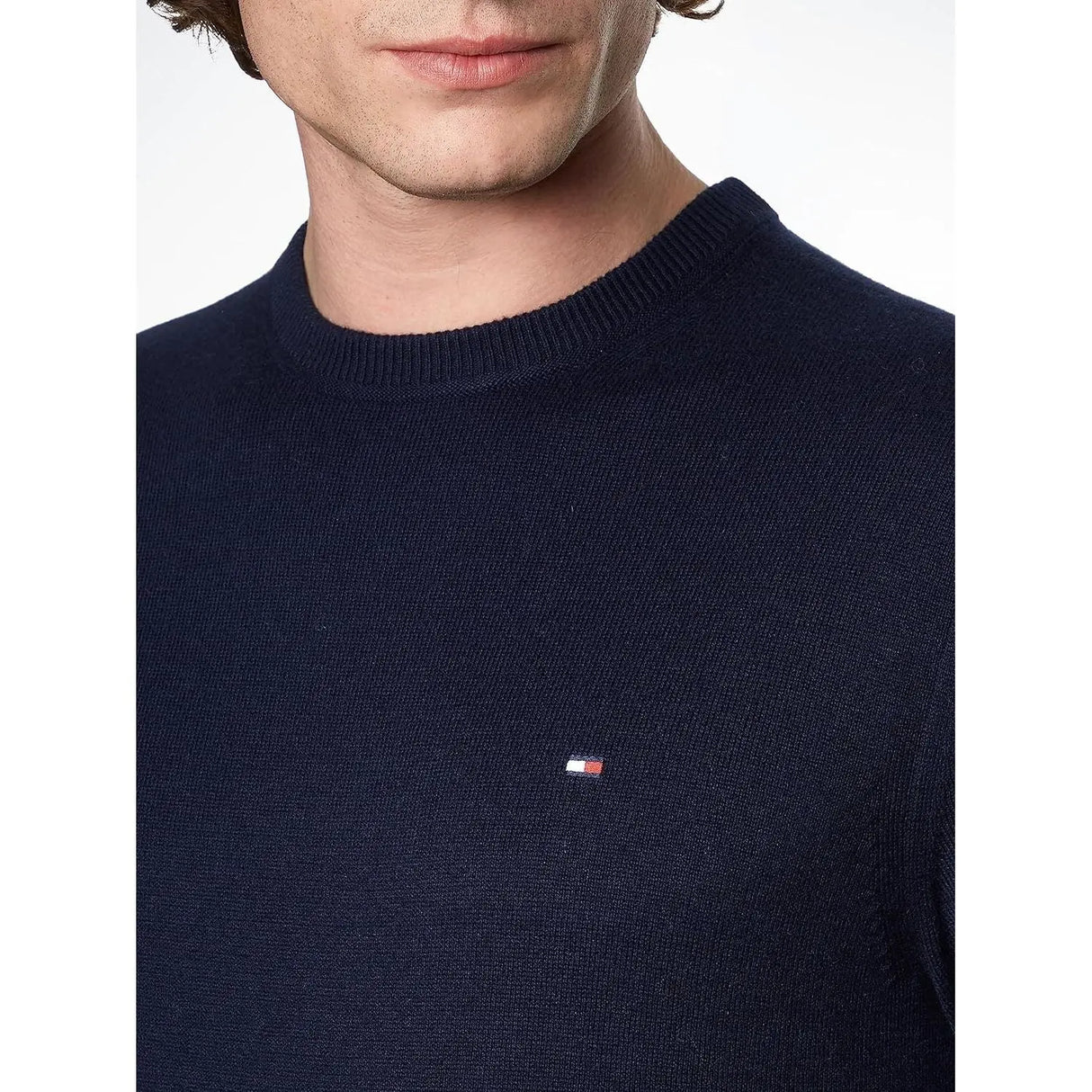 Pullover TOMMY HILFIGER Uomo PIMA ORG CTN CASHMER Blu