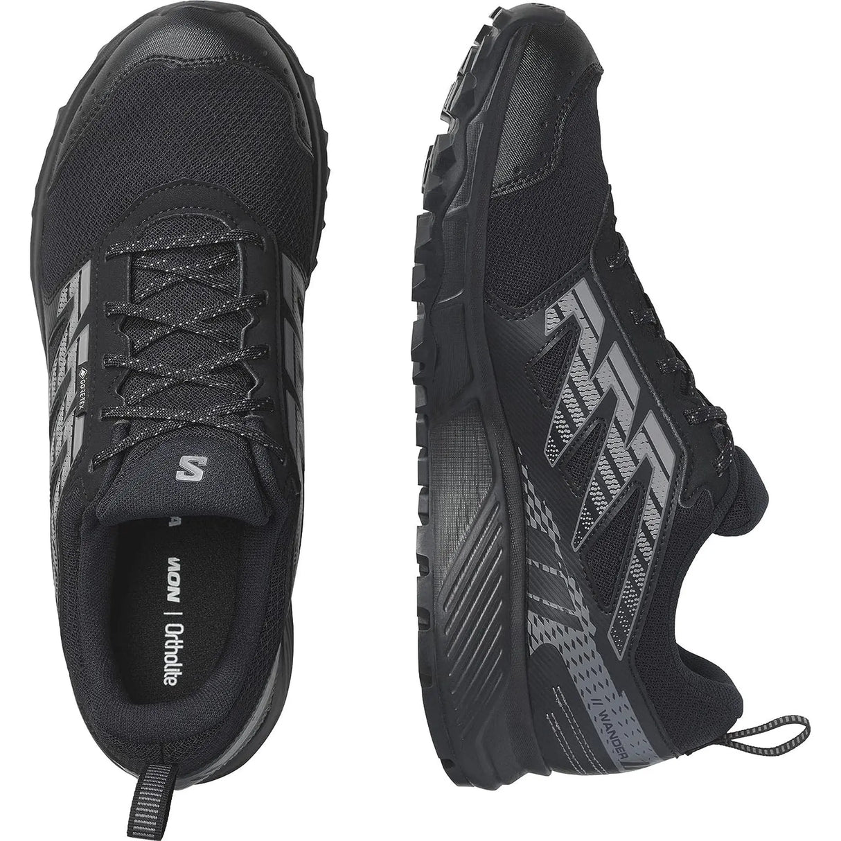 Scarpe Running SALOMON Uomo wander gtx Nero