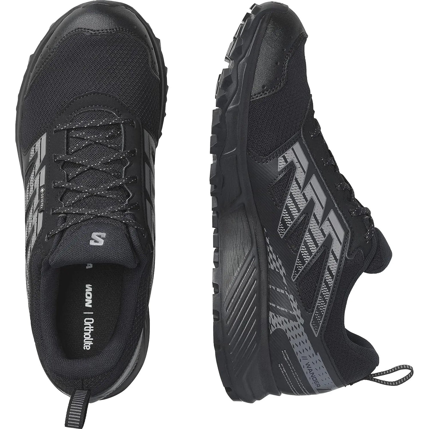 Scarpe Running SALOMON Uomo wander gtx Nero