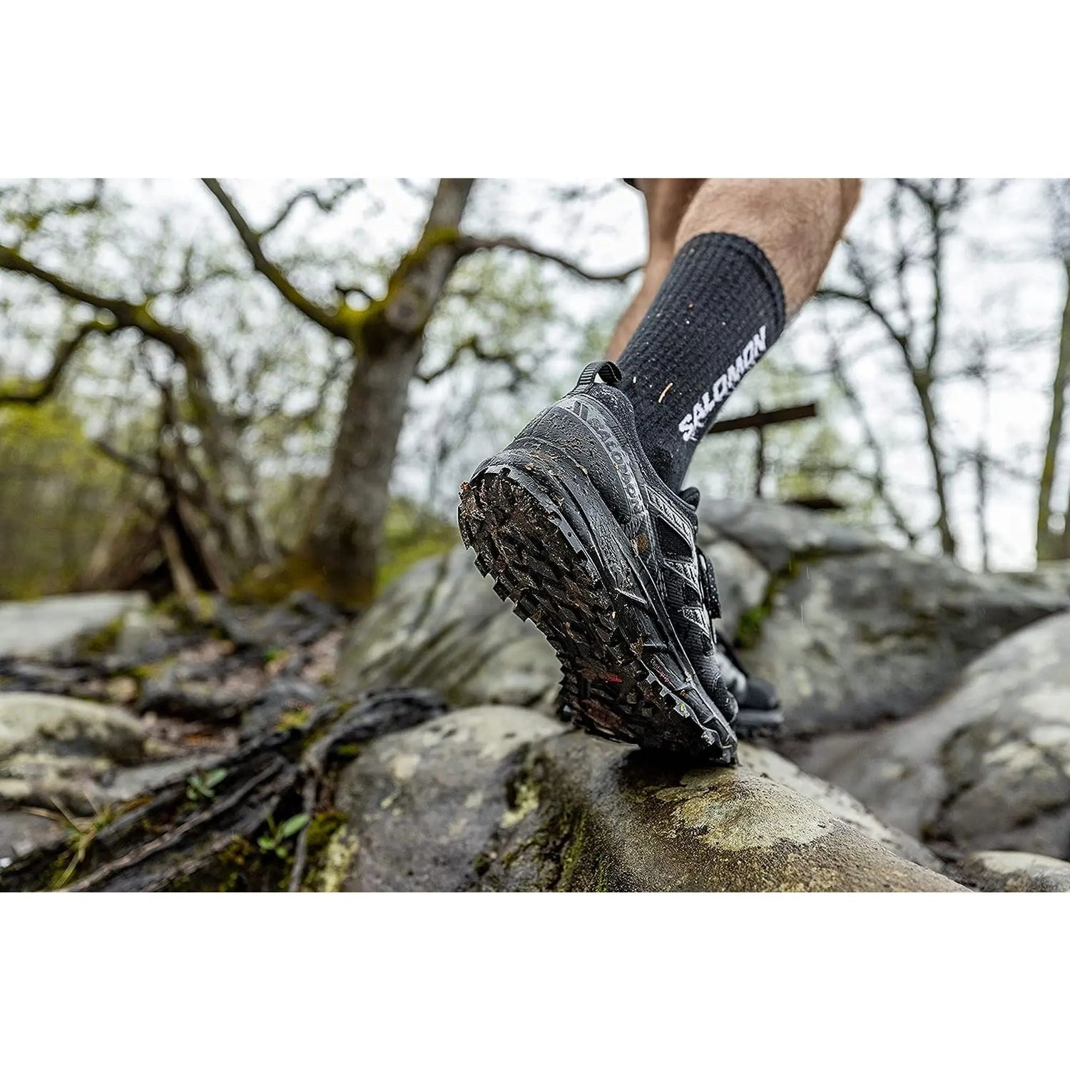 Scarpe Running SALOMON Uomo wander gtx Nero