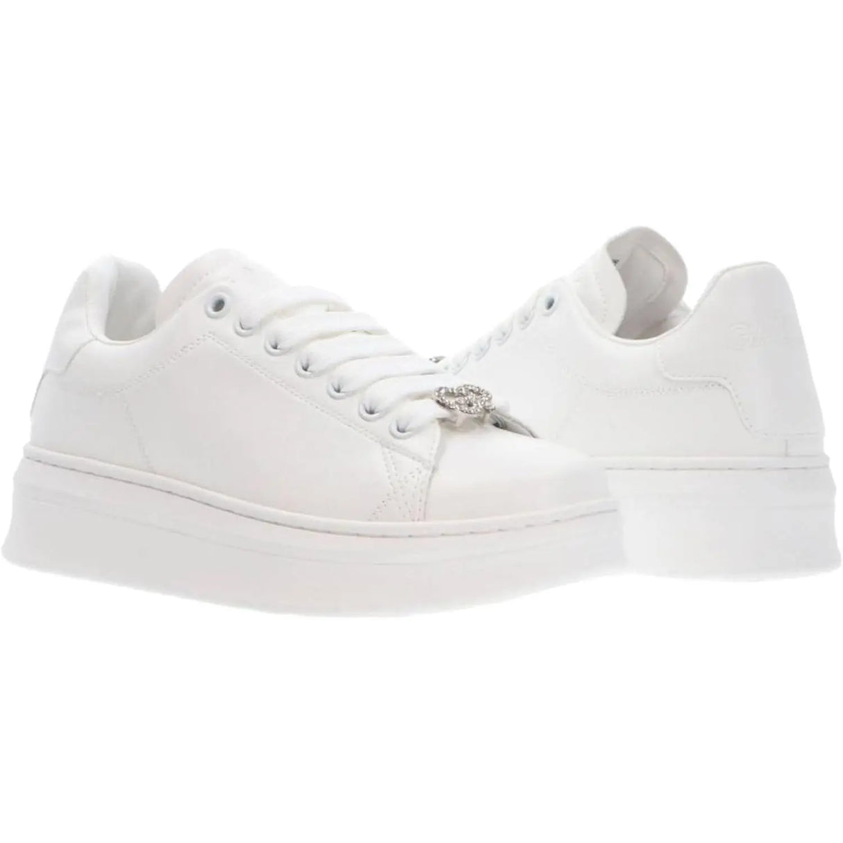 Sneakers GAELLE Donna ADDICT ECO PASSALACCIO Bianco GAELLE Angolo dello Sport