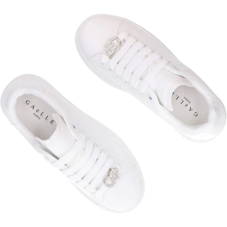 Sneakers GAELLE Donna ADDICT ECO PASSALACCIO Bianco GAELLE  Angolo dello Sport
