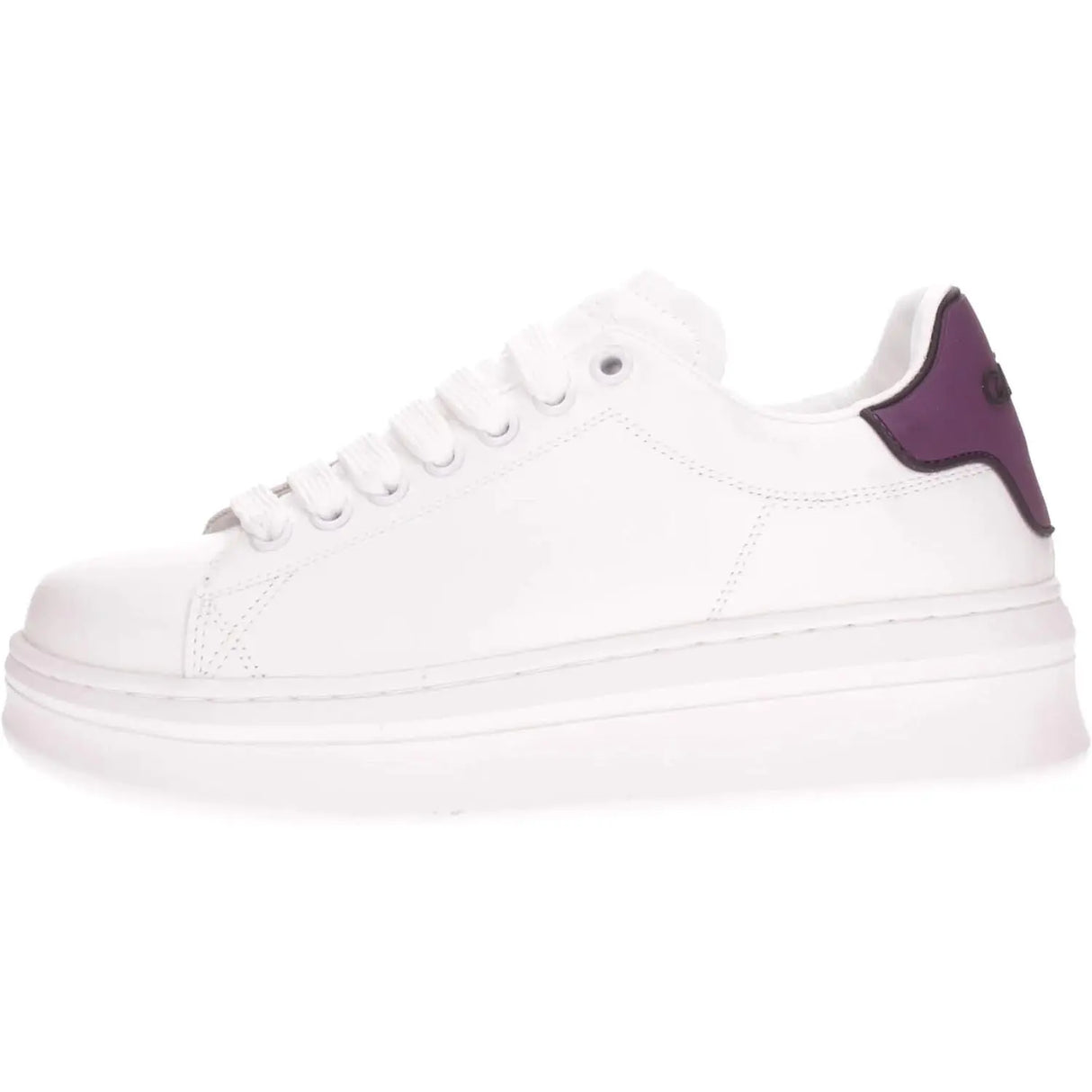 Sneakers GAELLE Donna ADDICT ECO TALLONE GOMMA Bianco GAELLE Angolo dello Sport