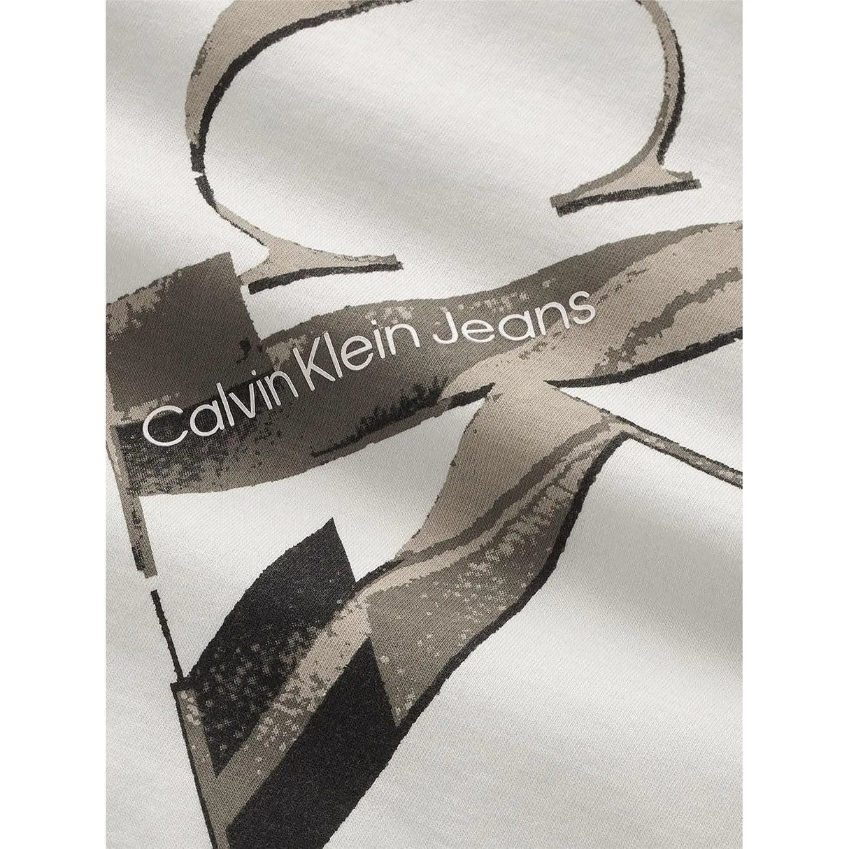 T-shirt CALVIN KLEIN Bambino HYPER REAL MONOGRAM Bianco