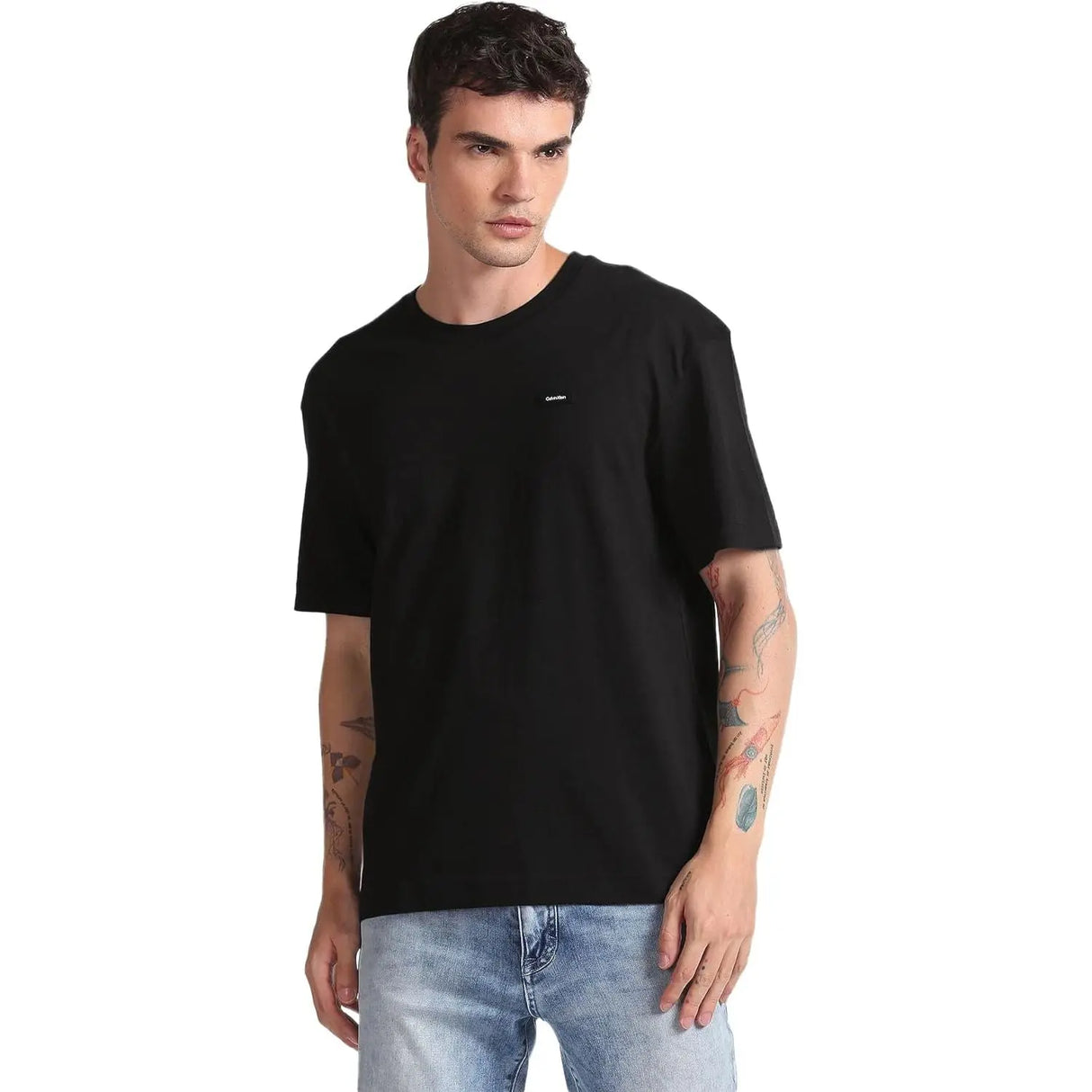 T-shirt CALVIN KLEIN Uomo Nero CALVIN KLEIN Angolo dello Sport