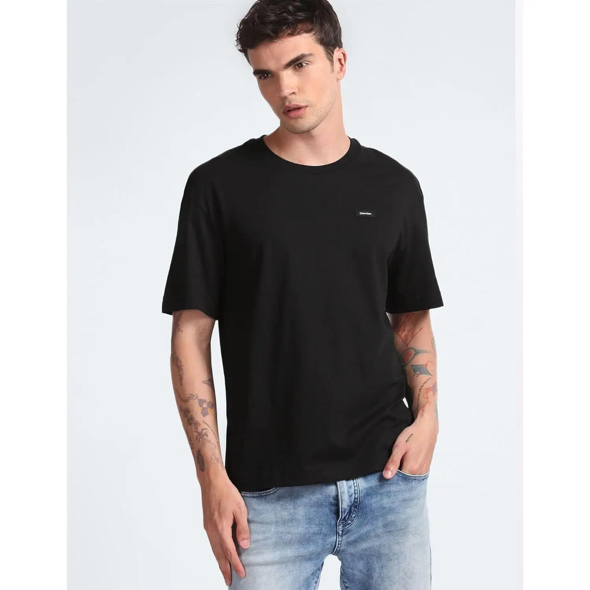 T-shirt CALVIN KLEIN Uomo Nero CALVIN KLEIN Angolo dello Sport